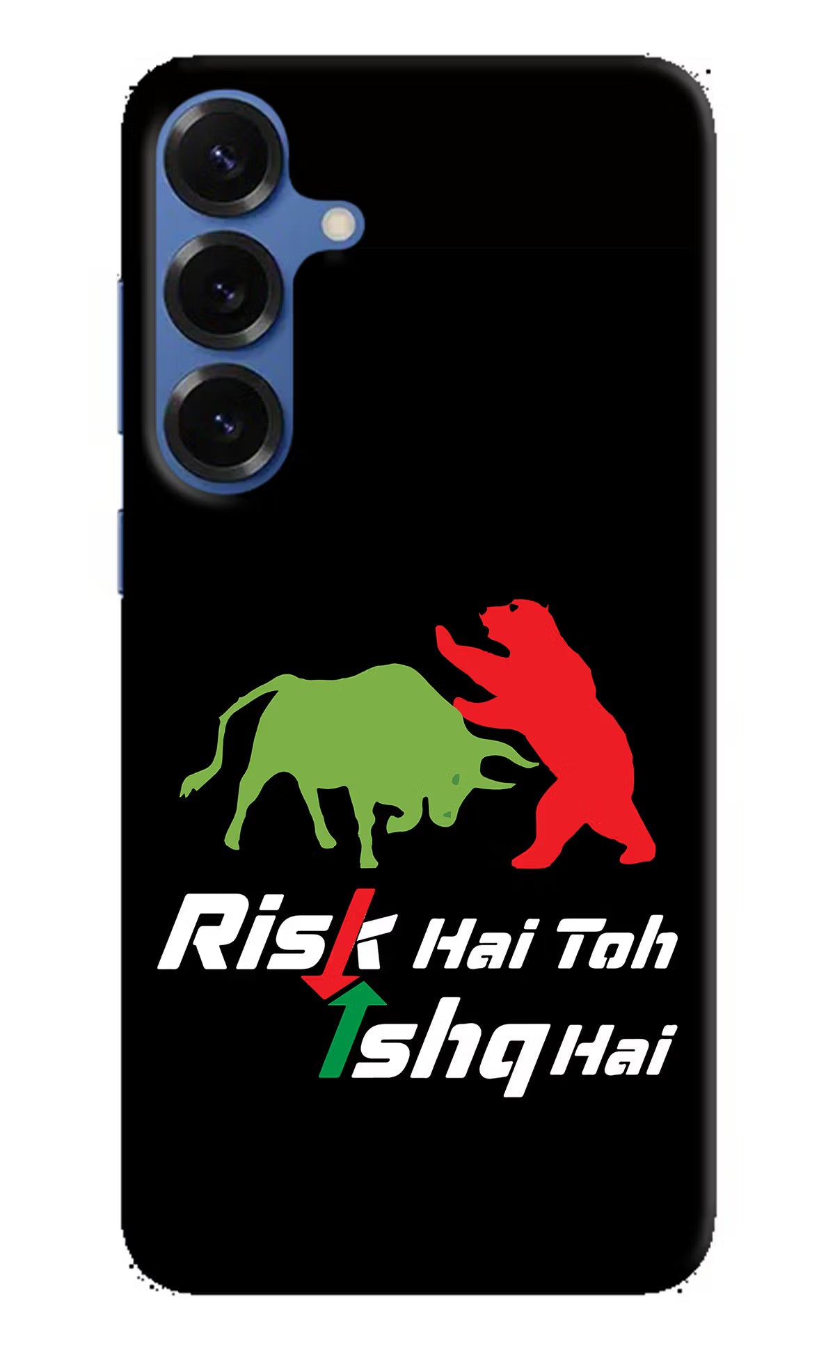 Risk Hai Toh Ishq Hai Samsung S25 Plus Hard Case Back Cover by Casekaro