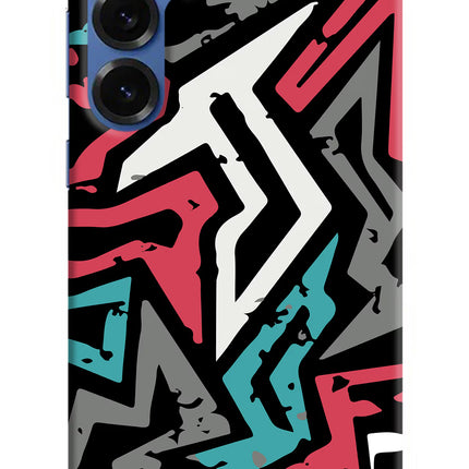 Geometric Graffiti Samsung S25 Plus Hard Case Back Cover by Casekaro