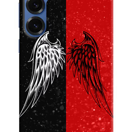 Wings Samsung S25 Plus Hard Case Back Cover by Casekaro