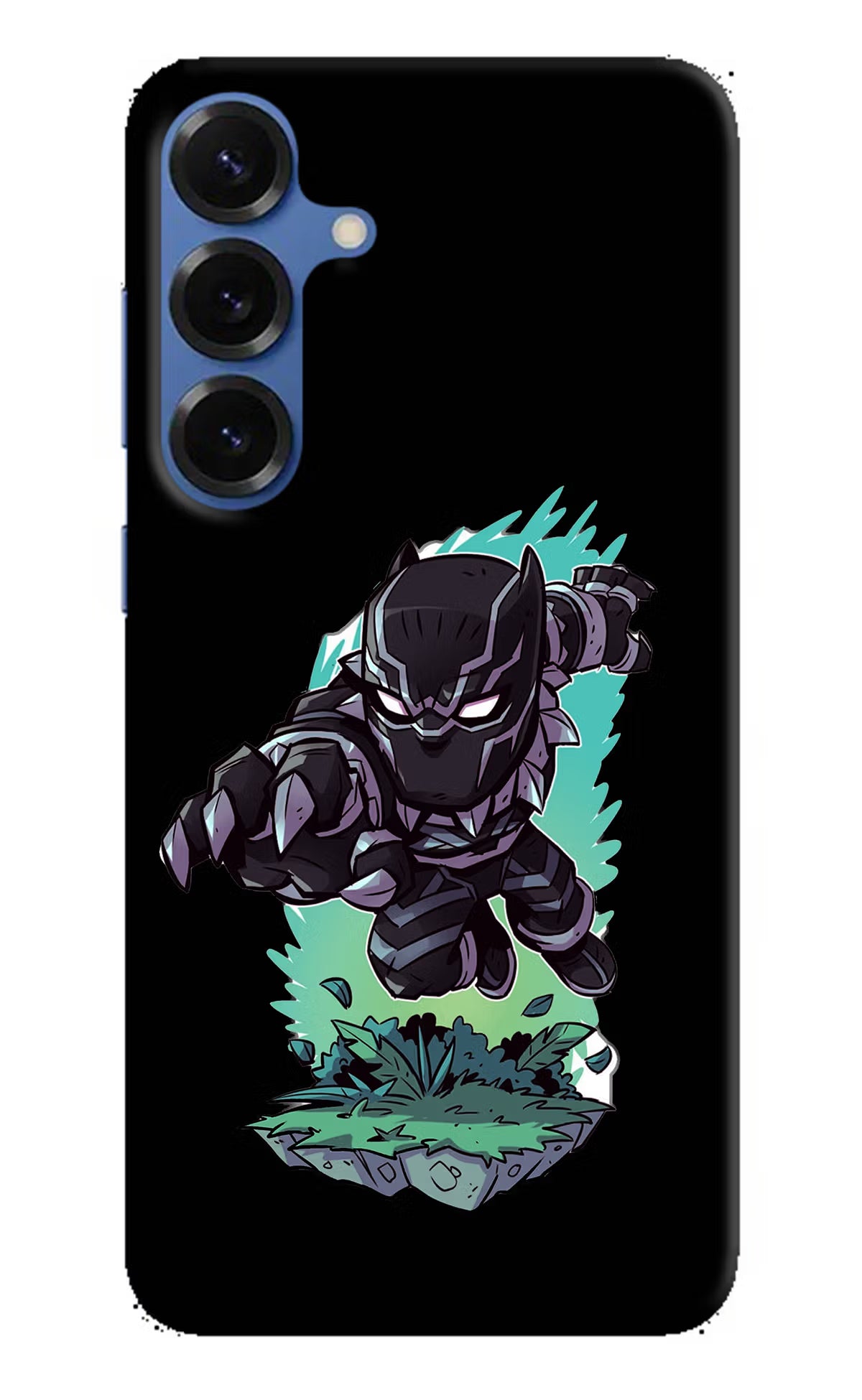 Black Panther Samsung S25 Plus Hard Case Back Cover by Casekaro
