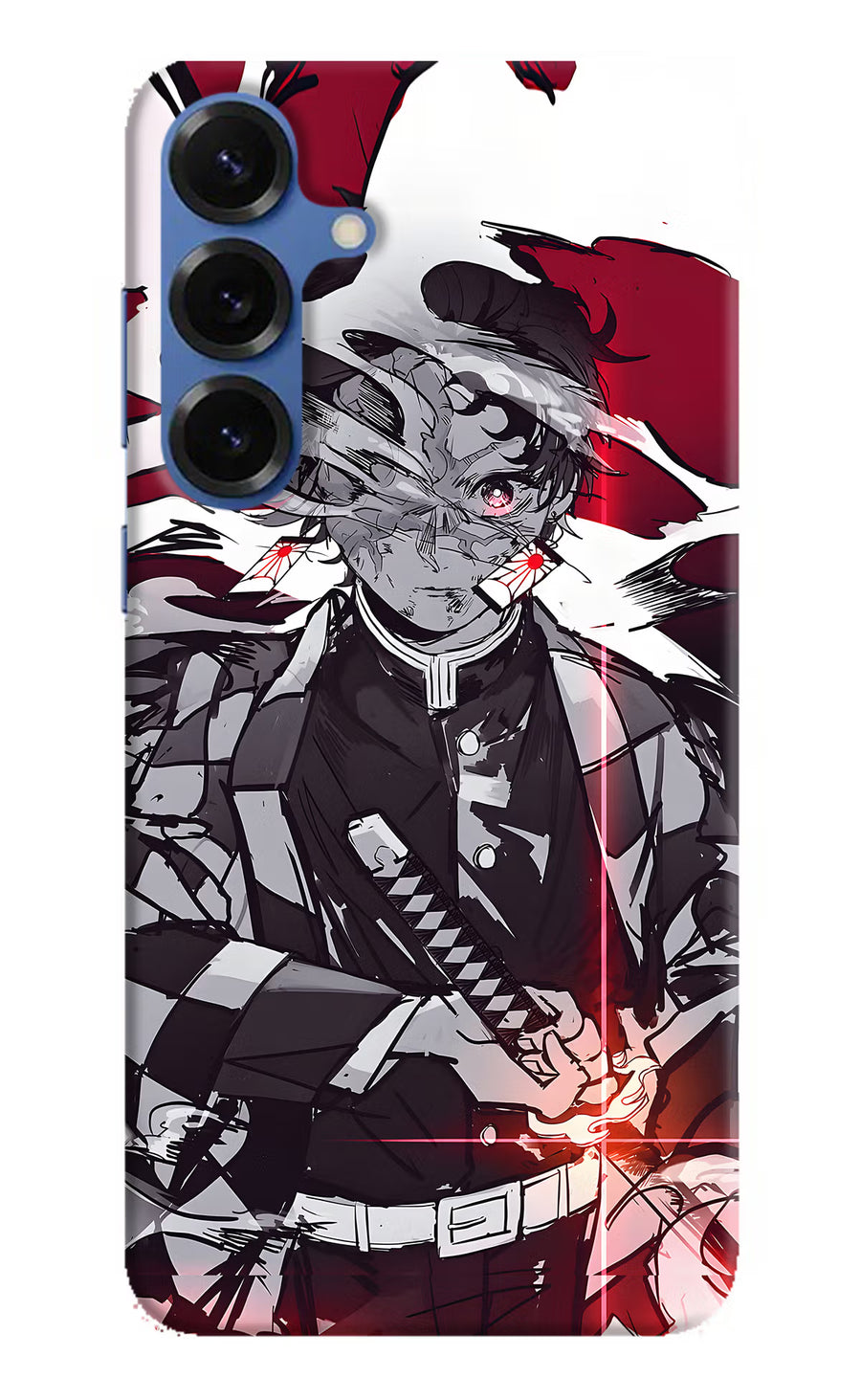 Demon Slayer Samsung S25 Plus Back Cover, Hard case