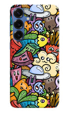 Veggie Doodle Samsung S25 Plus Hard Case Back Cover by Casekaro
