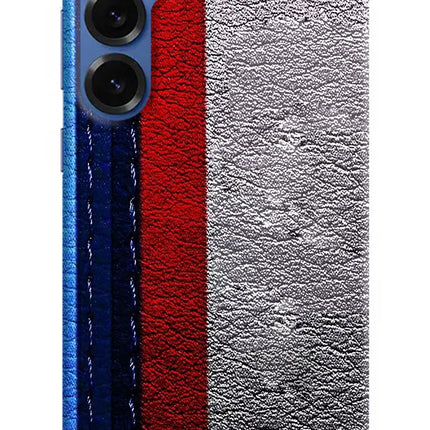 BMW Stripes Samsung S25 Plus Hard Case Back Cover by Casekaro