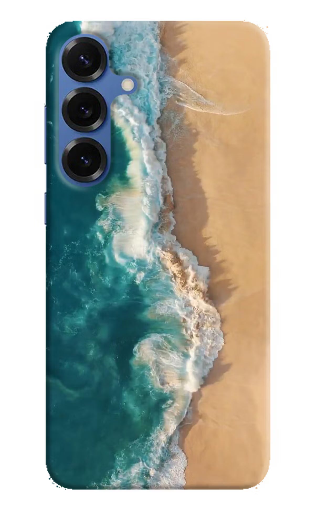 Ocean Beach Samsung S25 Plus Hard Case Back Cover by Casekaro