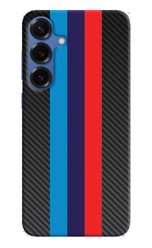 BMW Stripes Pattern Samsung S25 Plus Hard Case Back Cover by Casekaro