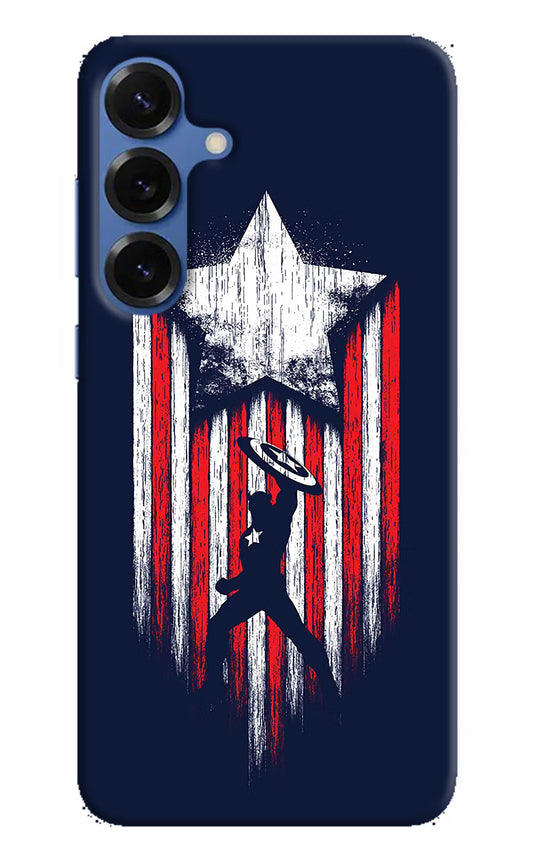 Captain America Marvel Art Samsung S25 Plus Hard Case Back Cover by Casekaro