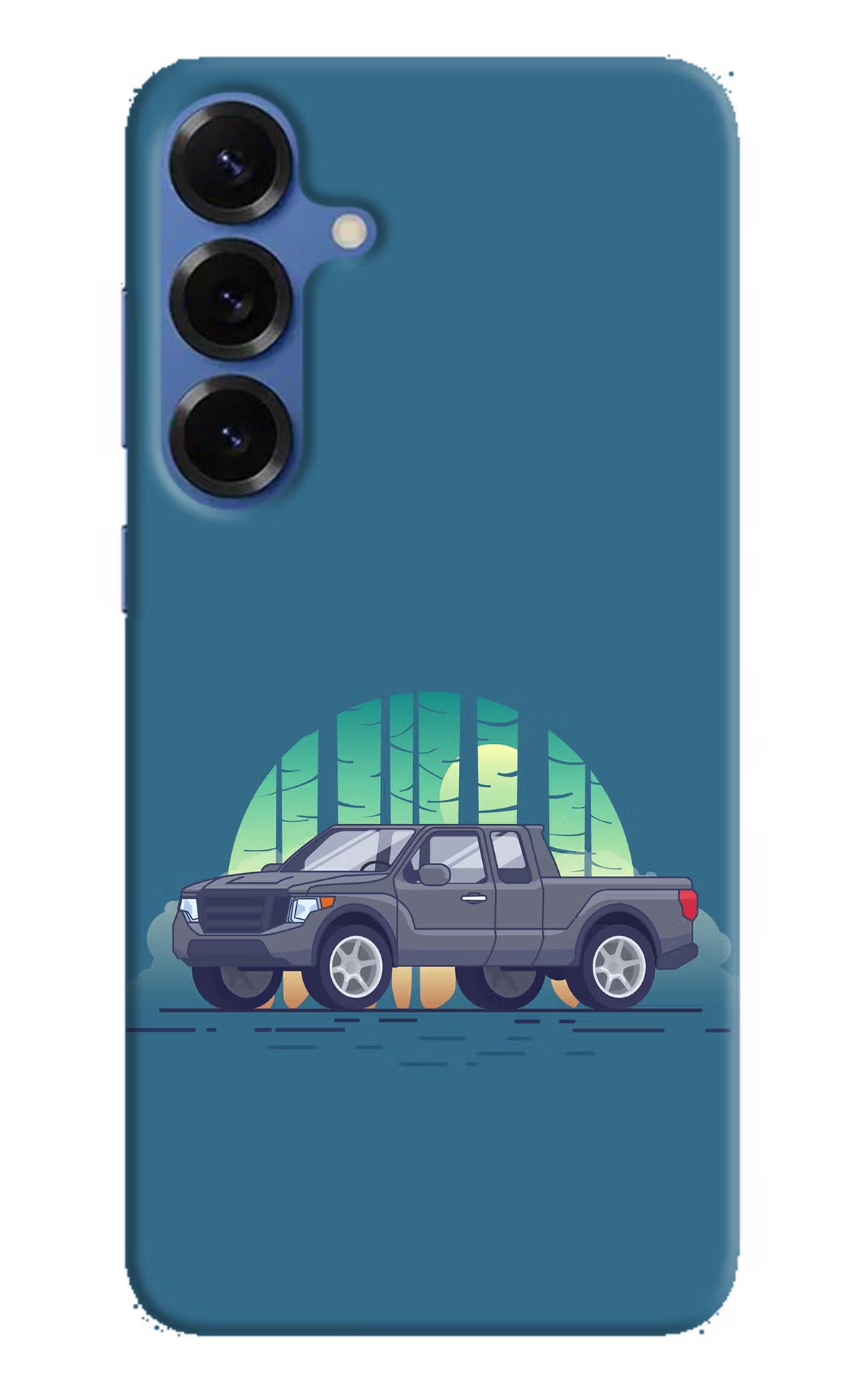 Retro Garage Vibe Samsung S25 Plus Hard Case Back Cover by Casekaro