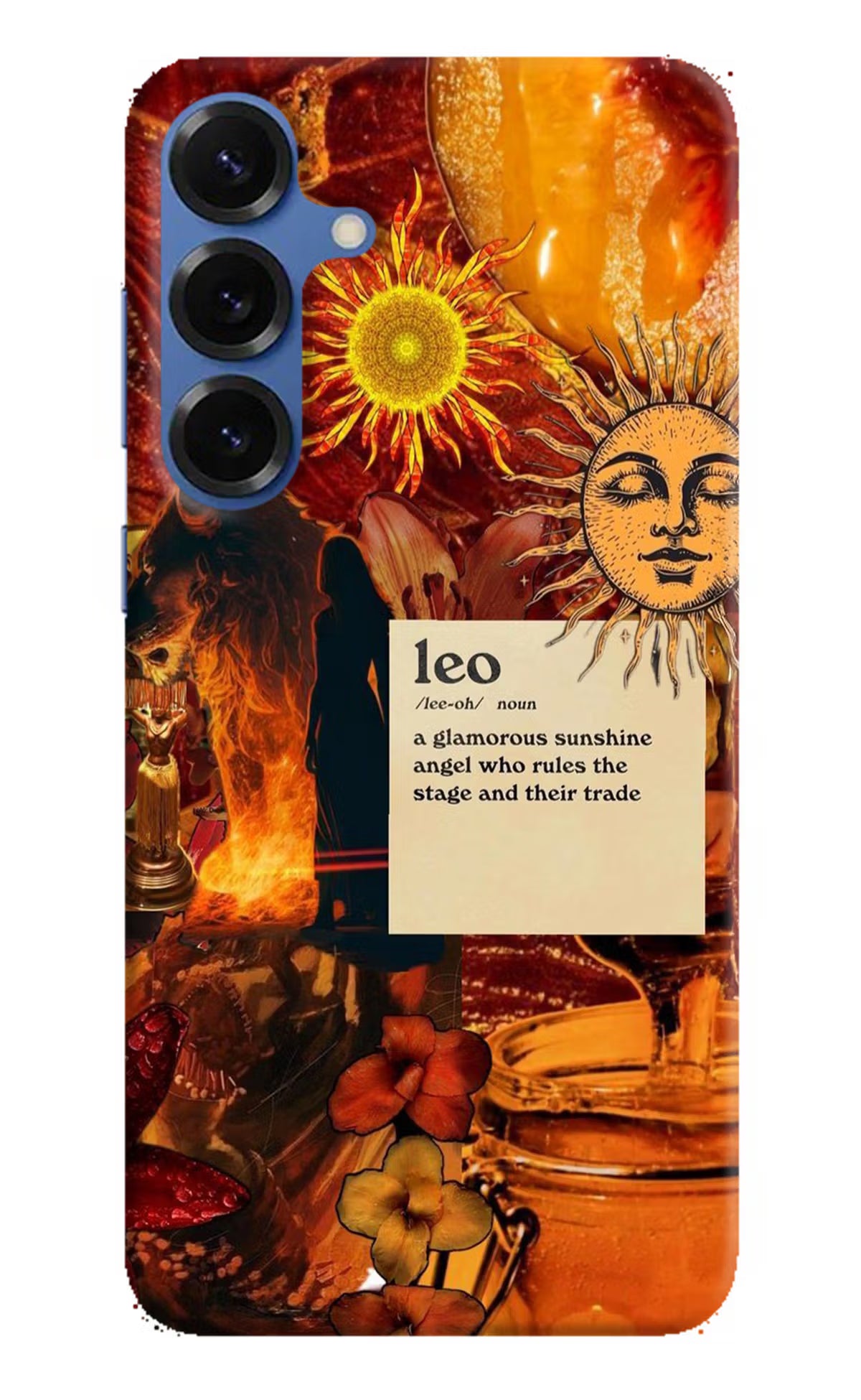 Leo Zodiac Samsung S25 Plus Hard Case Back Cover by Casekaro