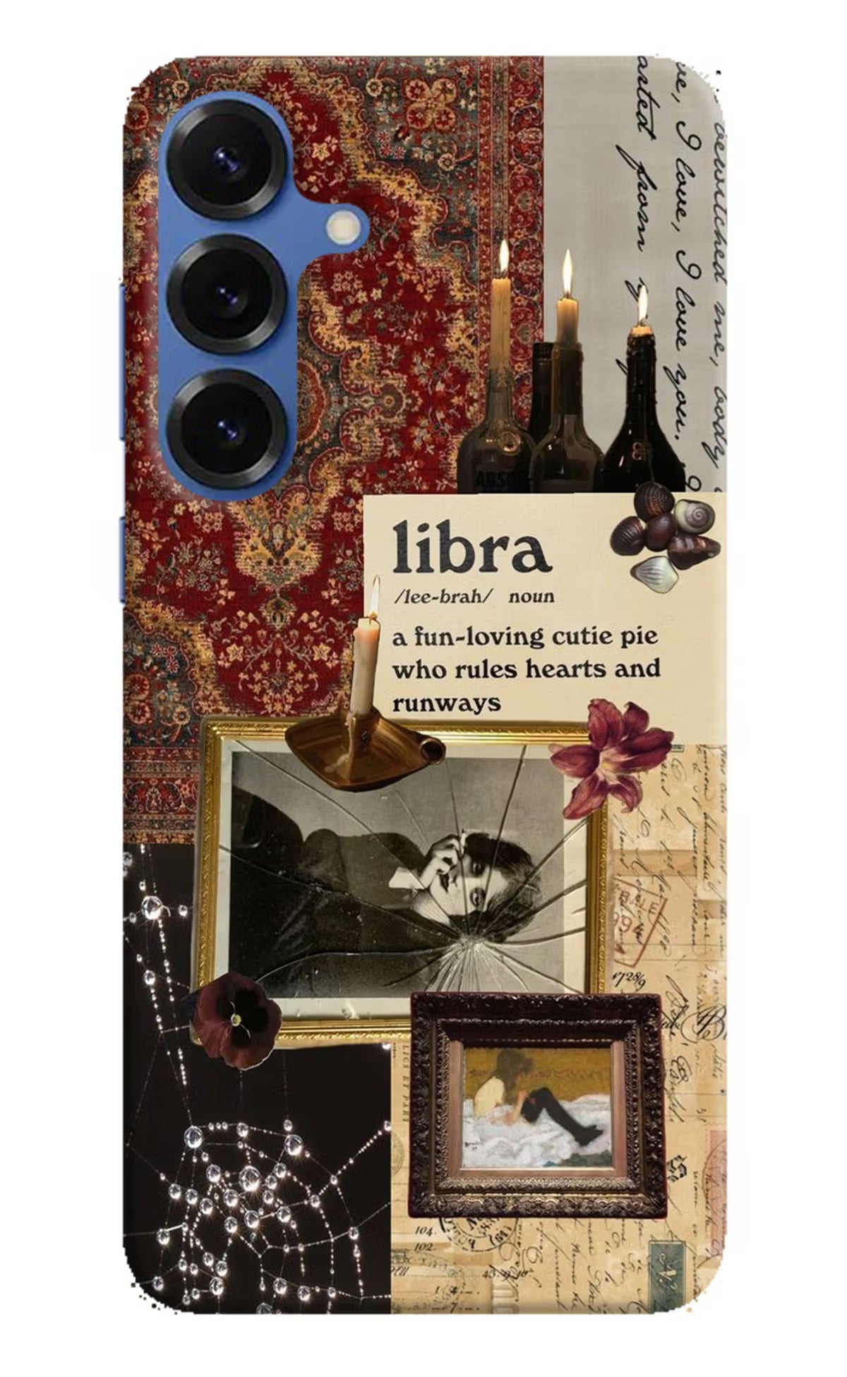 Libra Zodiac Samsung S25 Plus Hard Case Back Cover by Casekaro