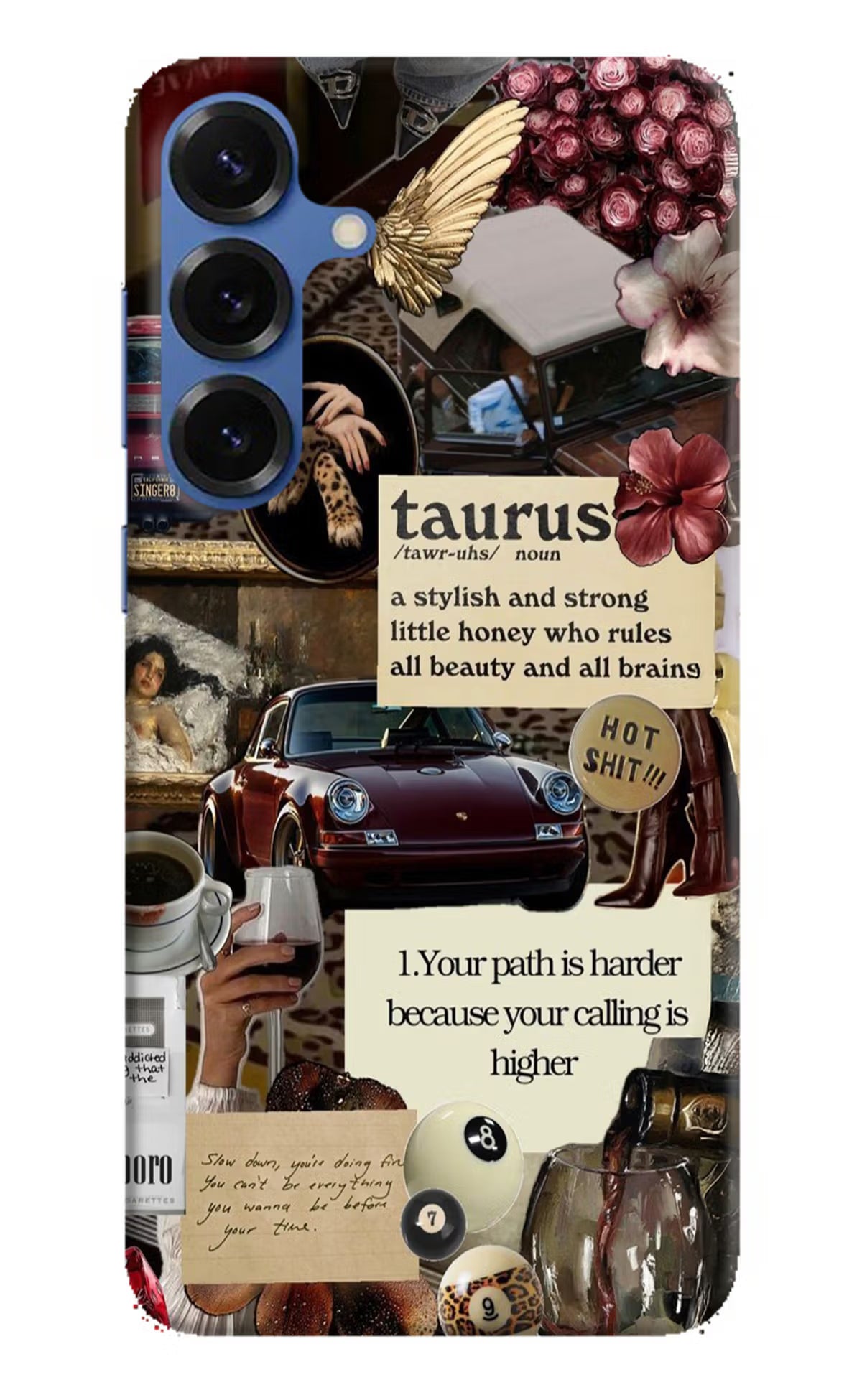 Taurus Zodiac Samsung S25 Plus Hard Case Back Cover by Casekaro