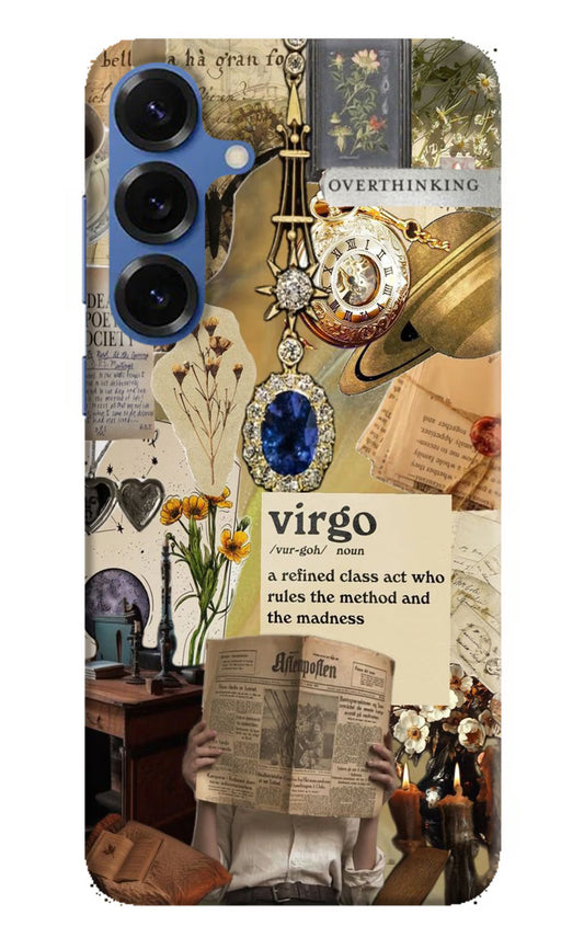 Virgo Zodiac Samsung S25 Plus Hard Case Back Cover by Casekaro