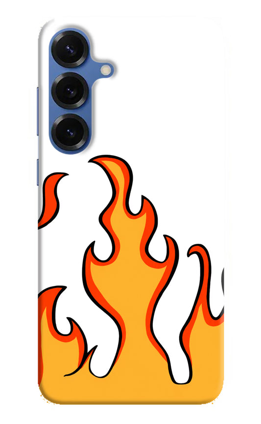 Fired Up – White Samsung S25 Plus Hard Case Back Cover by Casekaro