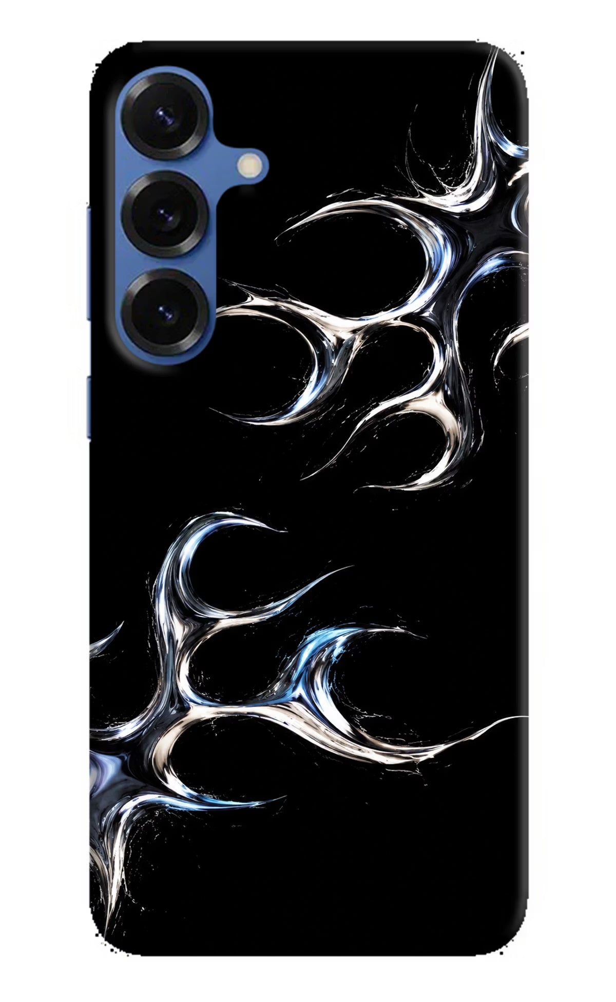Chrome Tribal Samsung S25 Plus Hard Case Back Cover by Casekaro