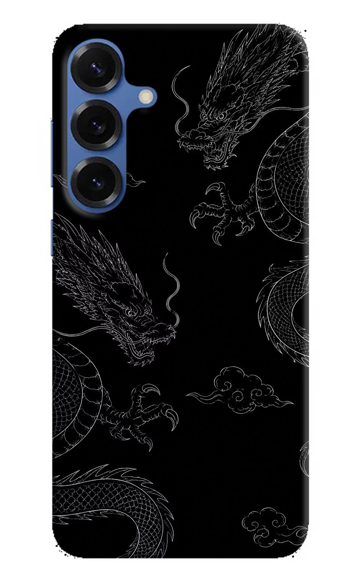 Twin Dragons Samsung S25 Plus Hard Case Back Cover by Casekaro