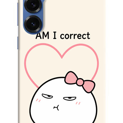 Always Right Samsung S25 Plus Hard Case Back Cover by Casekaro