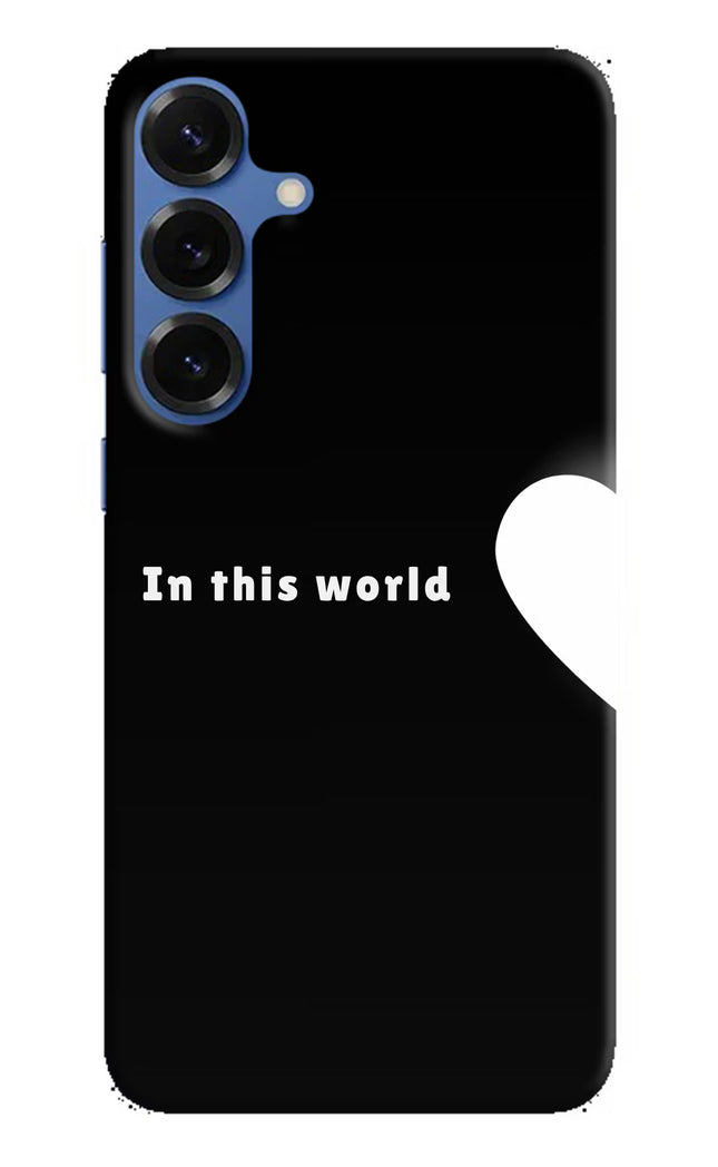 This World Samsung S25 Plus Hard Case Back Cover by Casekaro