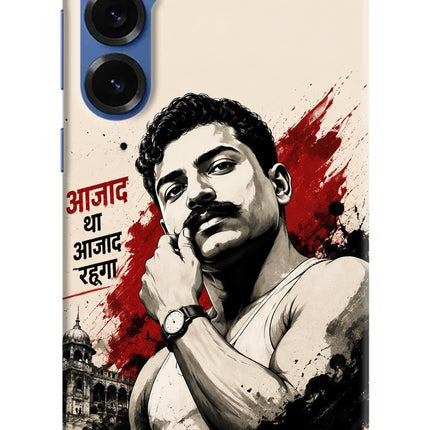Chandrashekhar Azad Fearless Samsung S25 Plus Hard Case Back Cover by Casekaro