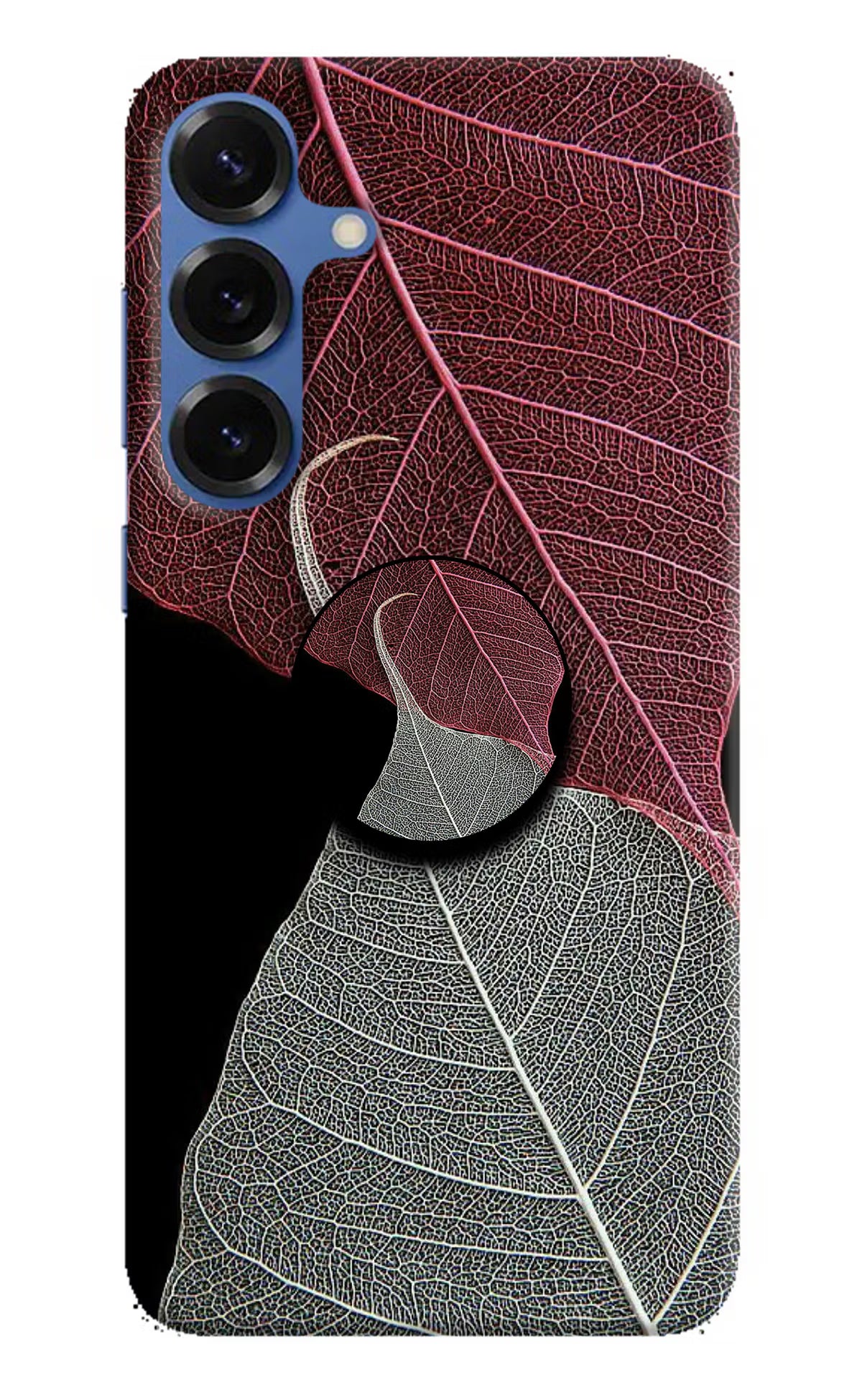 Leaf Pattern Samsung S25 Plus Pop Case by Casekaro