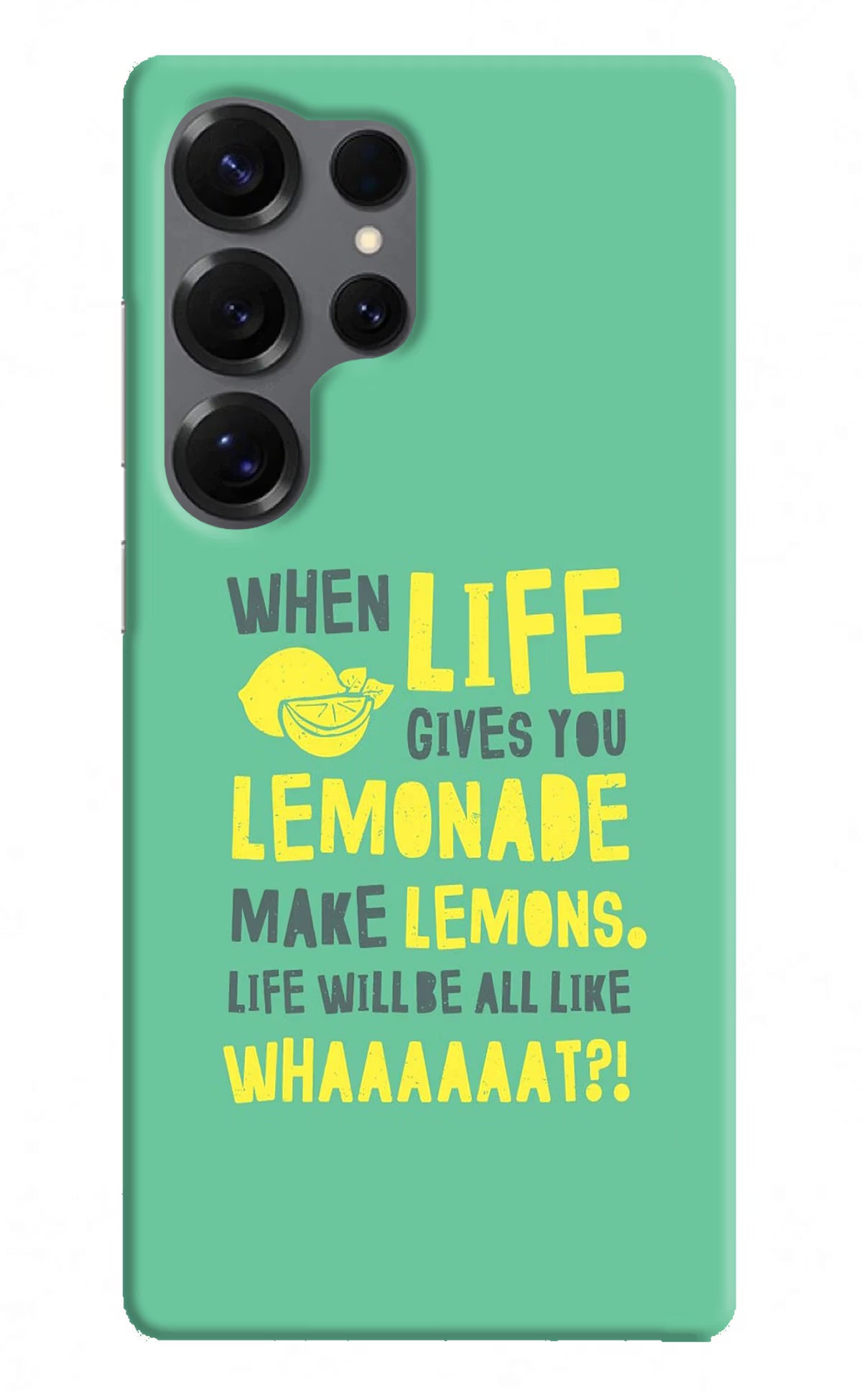 Quote Samsung S25 Ultra Hard Case Back Cover by Casekaro