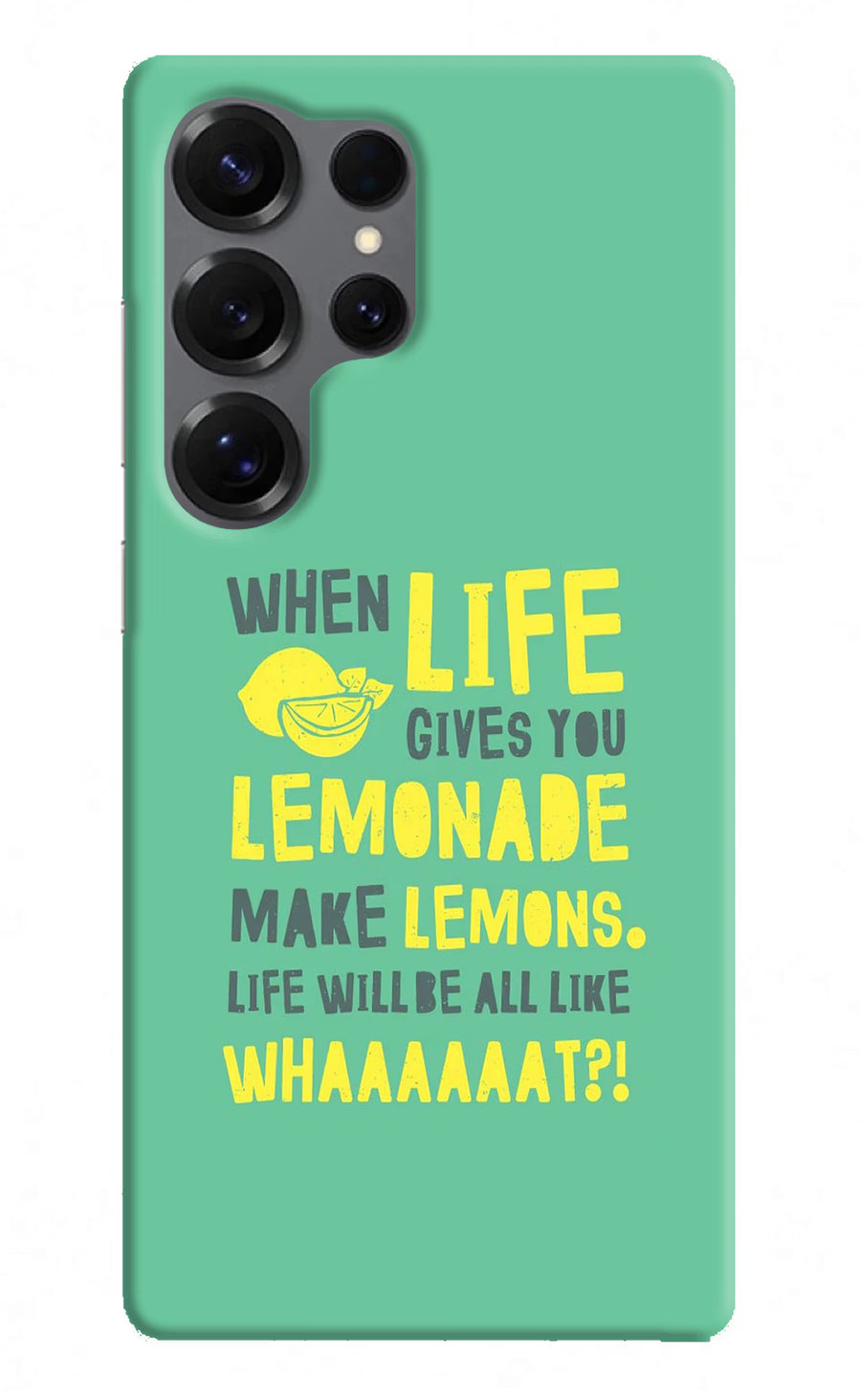 Quote Samsung S25 Ultra Back Cover, Hard case