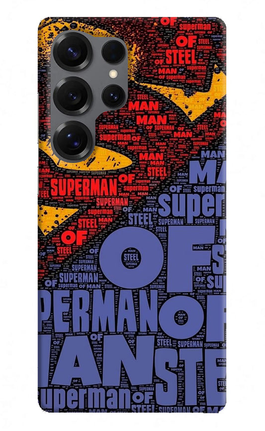 Superman Samsung S25 Ultra Hard Case Back Cover by Casekaro