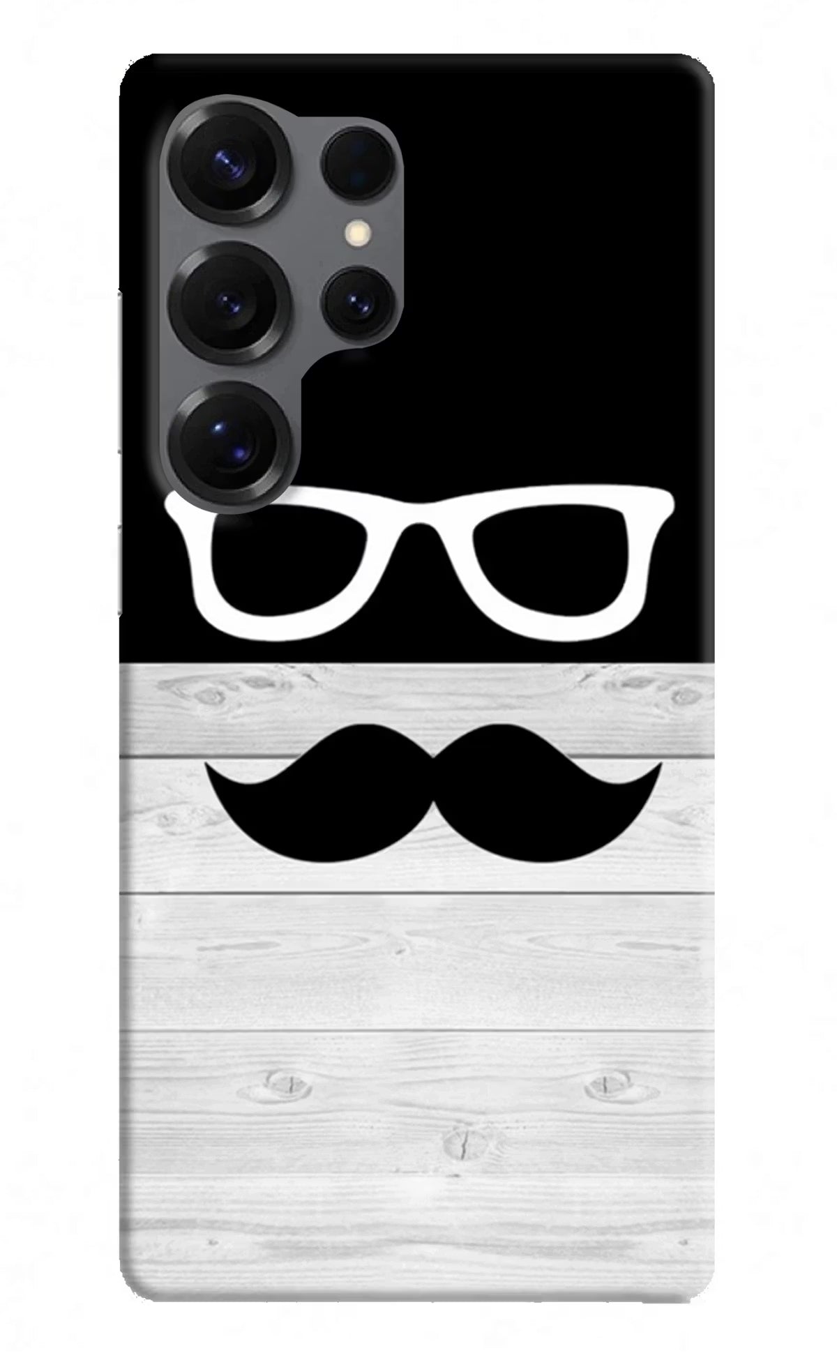 Mustache Samsung S25 Ultra Hard Case Back Cover by Casekaro