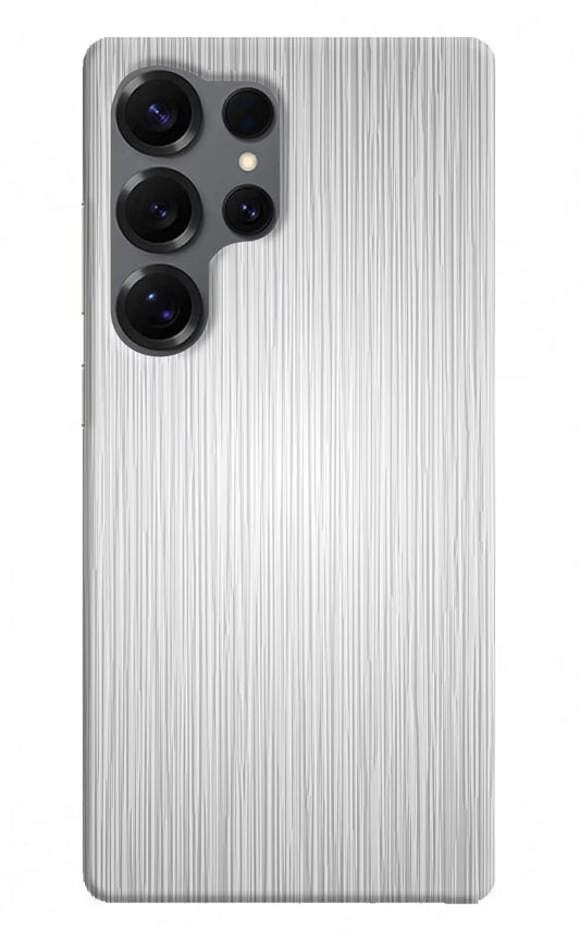 Wooden Grey Texture Samsung S25 Ultra Hard Case Back Cover by Casekaro