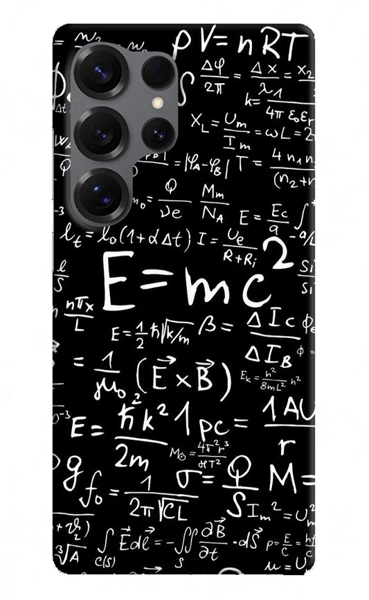 Physics Formula Samsung S25 Ultra Hard Case Back Cover by Casekaro