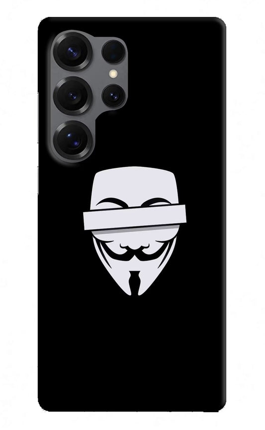 Anonymous Face Samsung S25 Ultra Hard Case Back Cover by Casekaro
