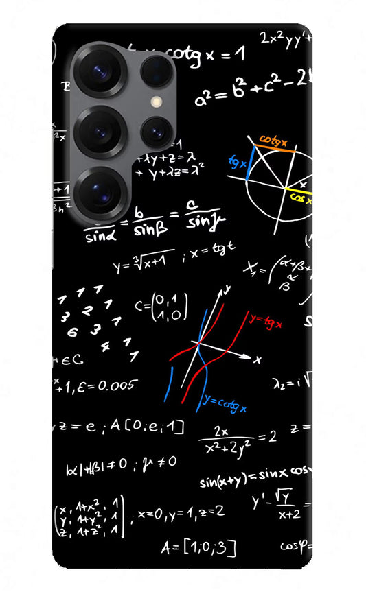 Mathematics Formula Samsung S25 Ultra Hard Case Back Cover by Casekaro