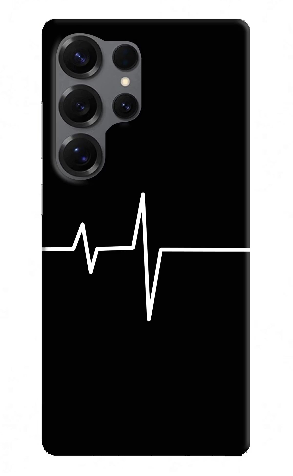 Heart Beats Samsung S25 Ultra Hard Case Back Cover by Casekaro