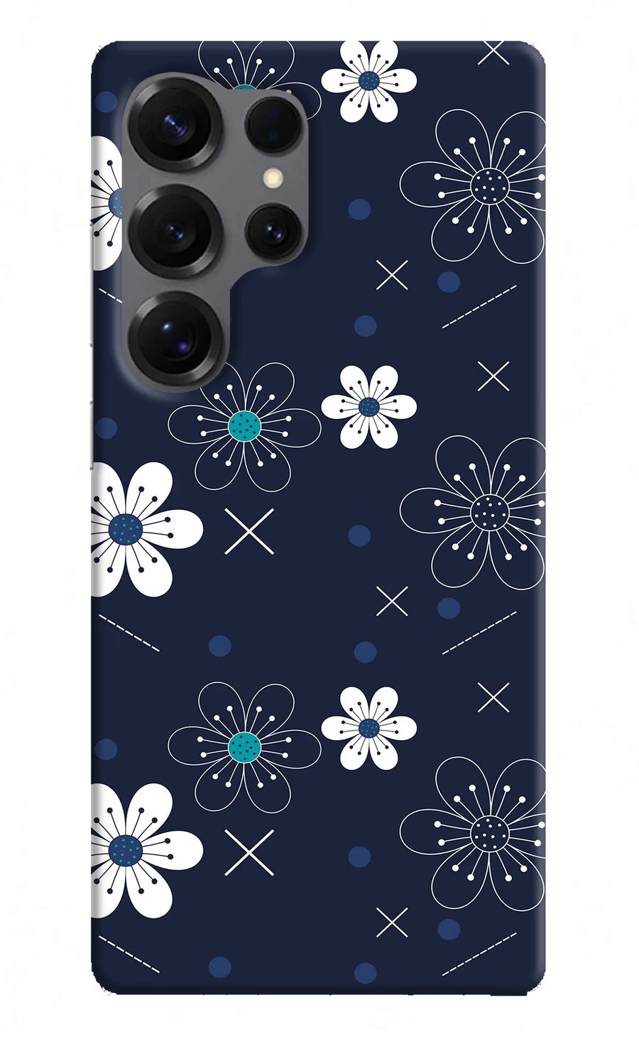 Flowers Samsung S25 Ultra Back Cover, Hard case