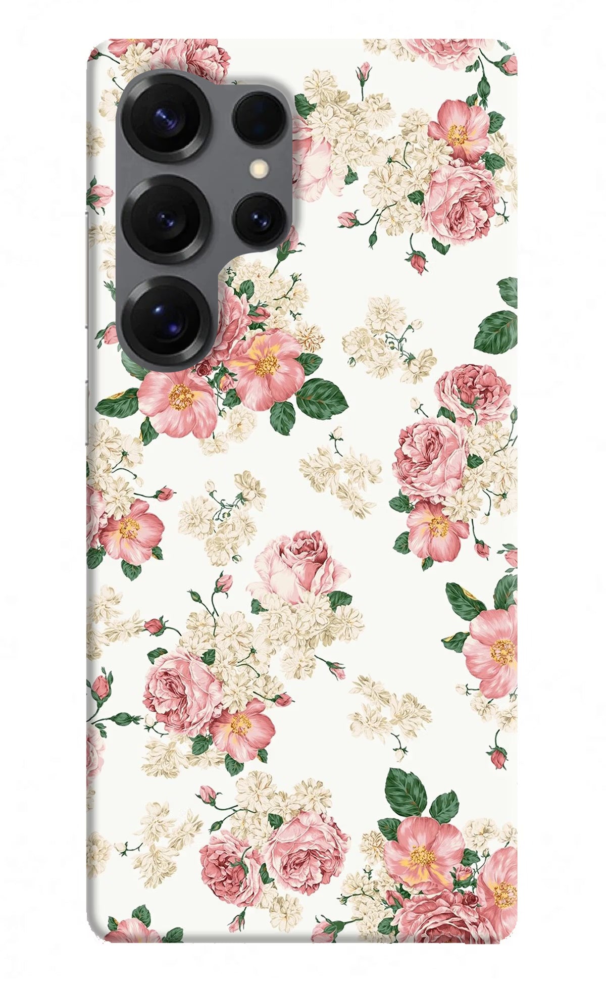 Flowers Samsung S25 Ultra Hard Case Back Cover by Casekaro