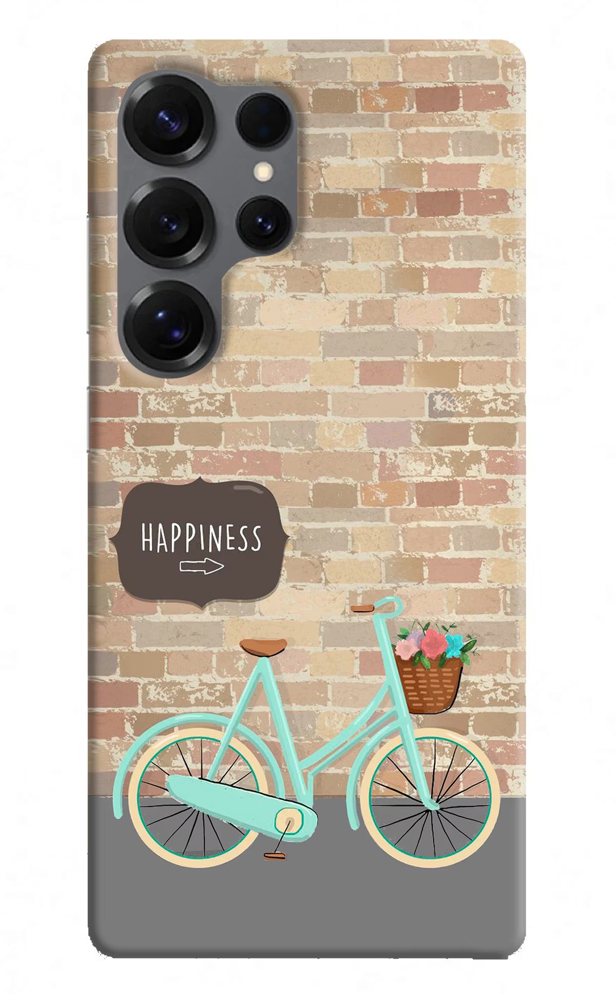 Happiness Artwork Samsung S25 Ultra Hard Case Back Cover by Casekaro