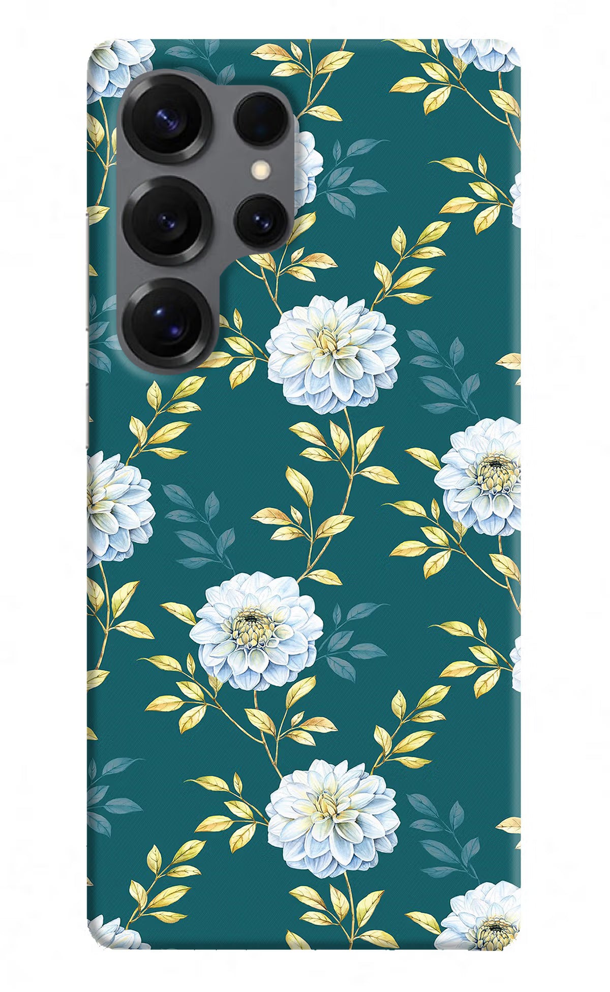 Flowers Samsung S25 Ultra Hard Case Back Cover by Casekaro
