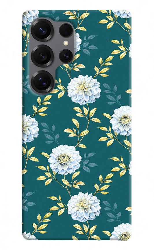 Flowers Samsung S25 Ultra Hard Case Back Cover by Casekaro