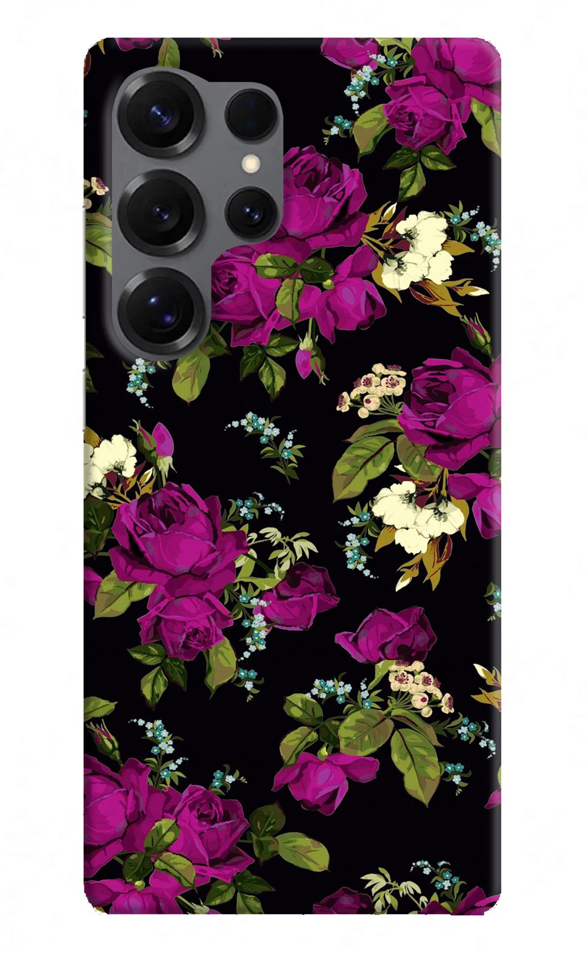 Flowers Samsung S25 Ultra Hard Case Back Cover by Casekaro