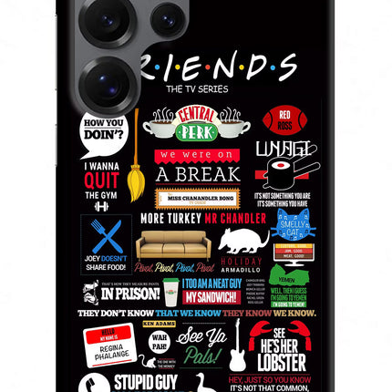 FRIENDS Samsung S25 Ultra Hard Case Back Cover by Casekaro
