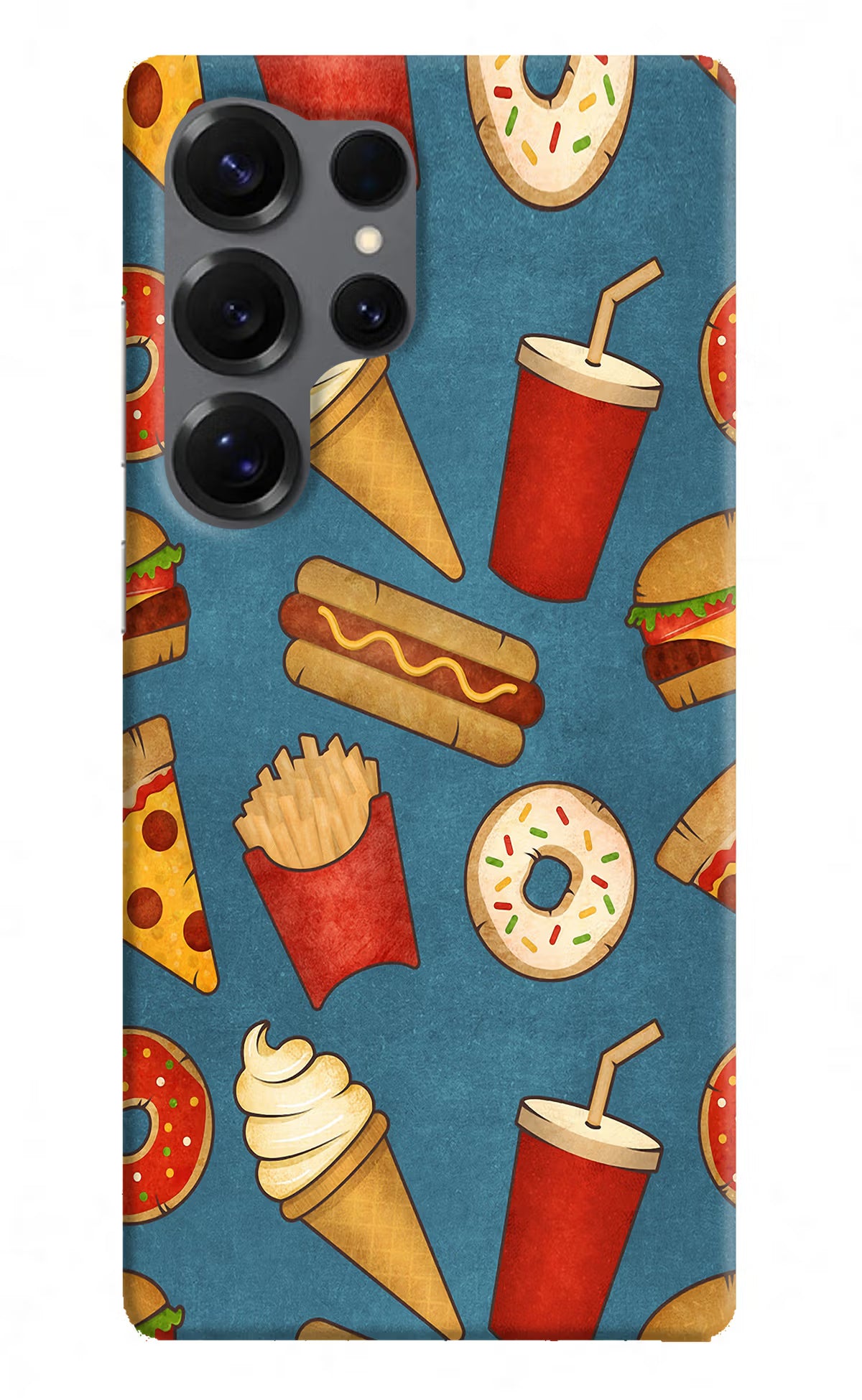 Foodie Samsung S25 Ultra Hard Case Back Cover by Casekaro