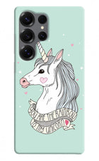 Unicorn Wallpaper Samsung S25 Ultra Hard Case Back Cover by Casekaro
