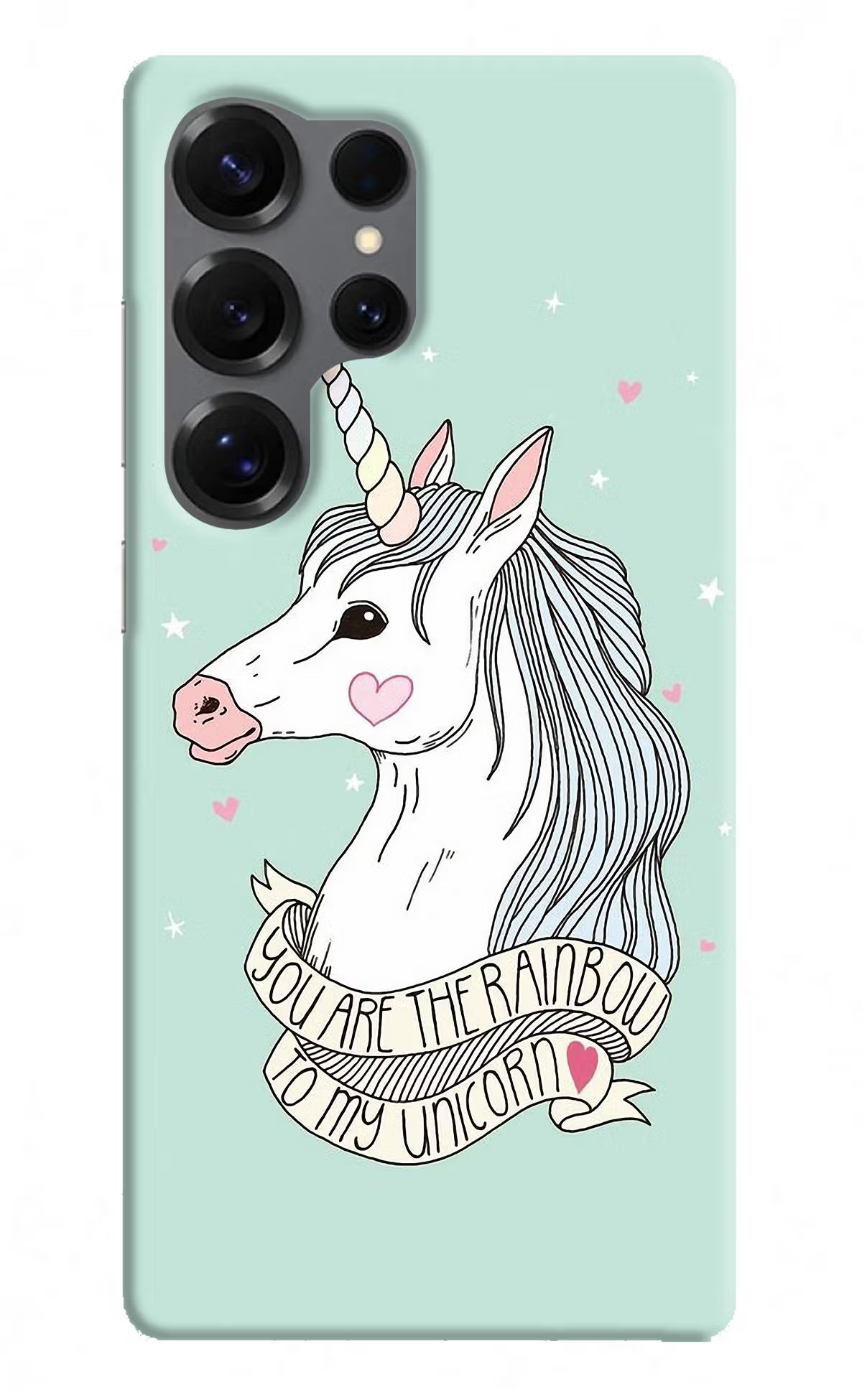 Unicorn Wallpaper Samsung S25 Ultra Hard Case Back Cover by Casekaro