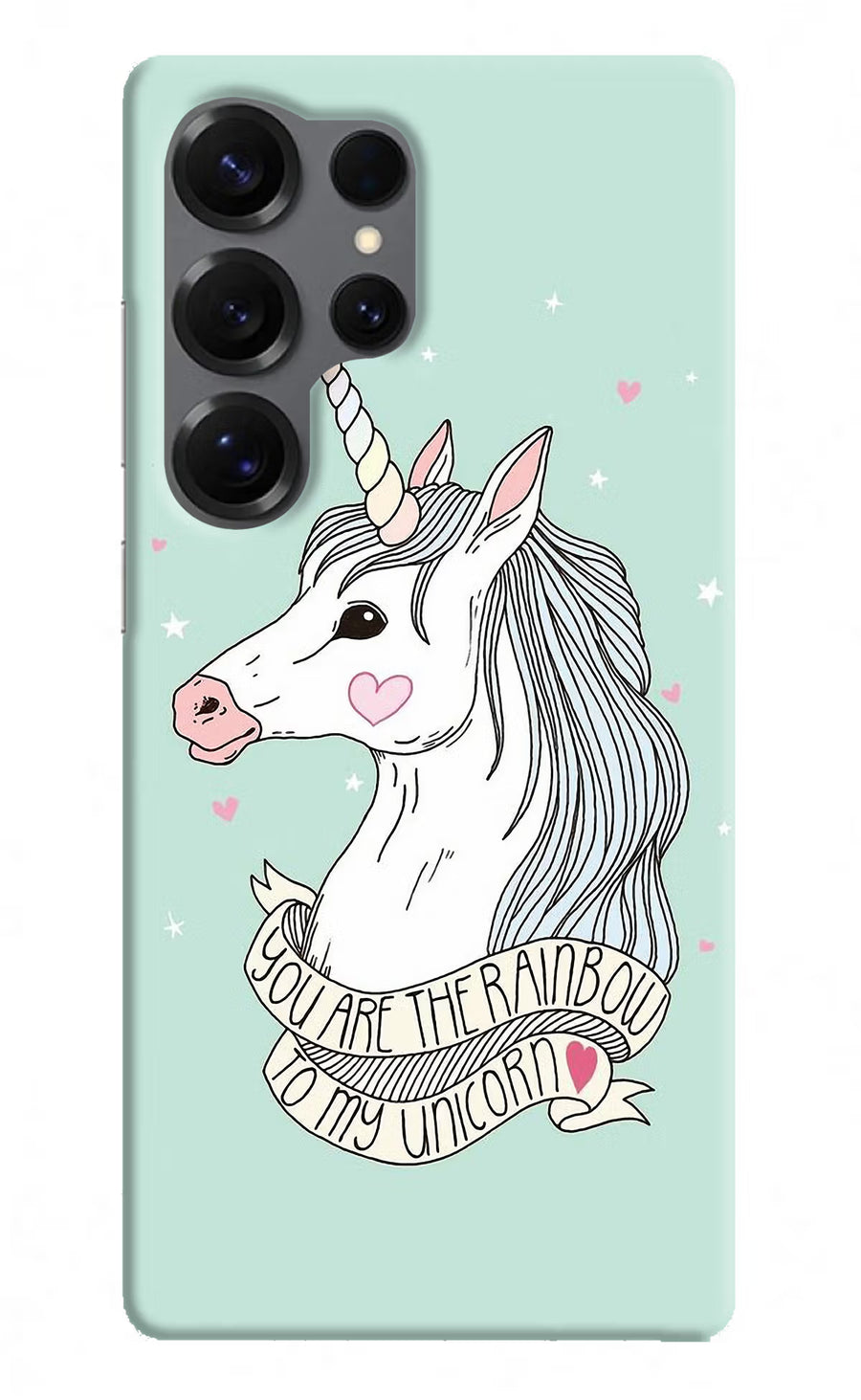 Unicorn Wallpaper Samsung S25 Ultra Back Cover, Hard case