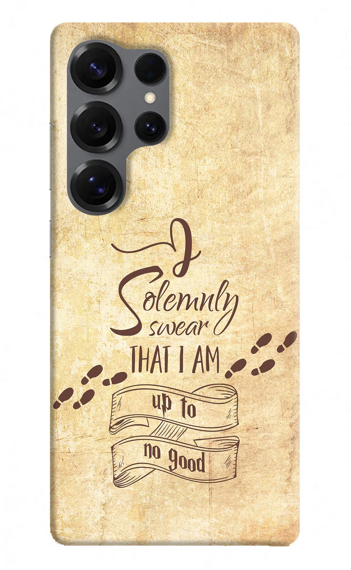 I Solemnly swear that i up to no good Samsung S25 Ultra Hard Case Back Cover by Casekaro