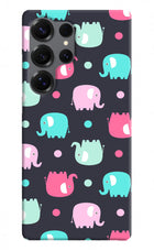 Elephants Samsung S25 Ultra Hard Case Back Cover by Casekaro