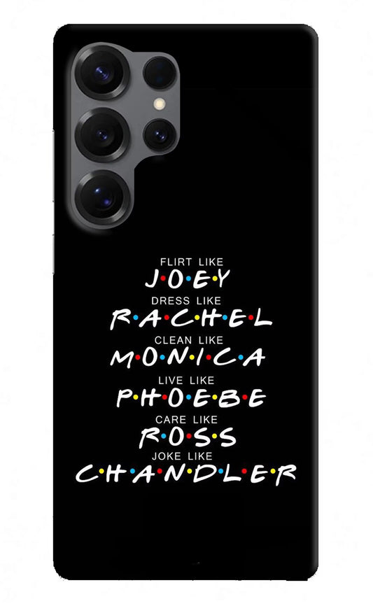 FRIENDS Character Samsung S25 Ultra Hard Case Back Cover by Casekaro