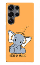 High On Music Samsung S25 Ultra Hard Case Back Cover by Casekaro