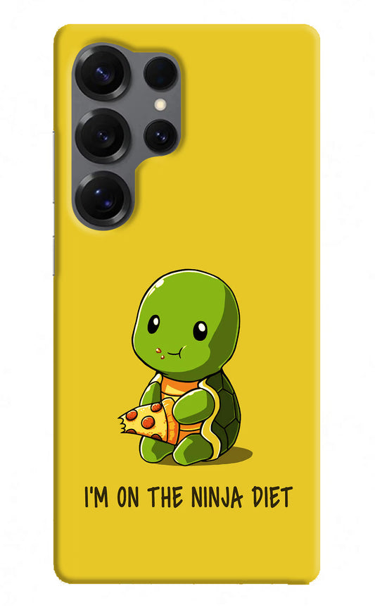 I'm on Ninja Diet Samsung S25 Ultra Hard Case Back Cover by Casekaro