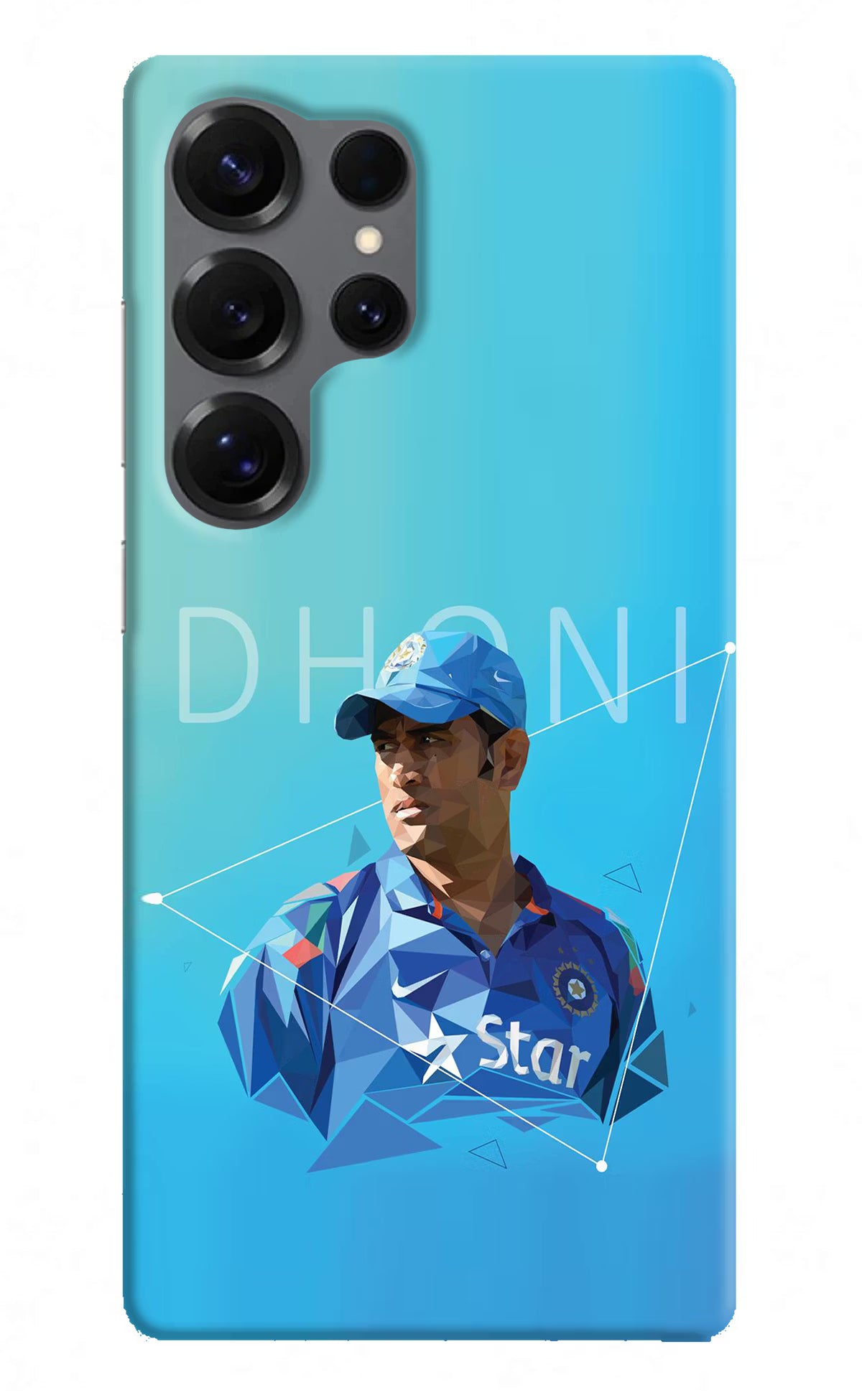 Dhoni Artwork Samsung S25 Ultra Hard Case Back Cover by Casekaro