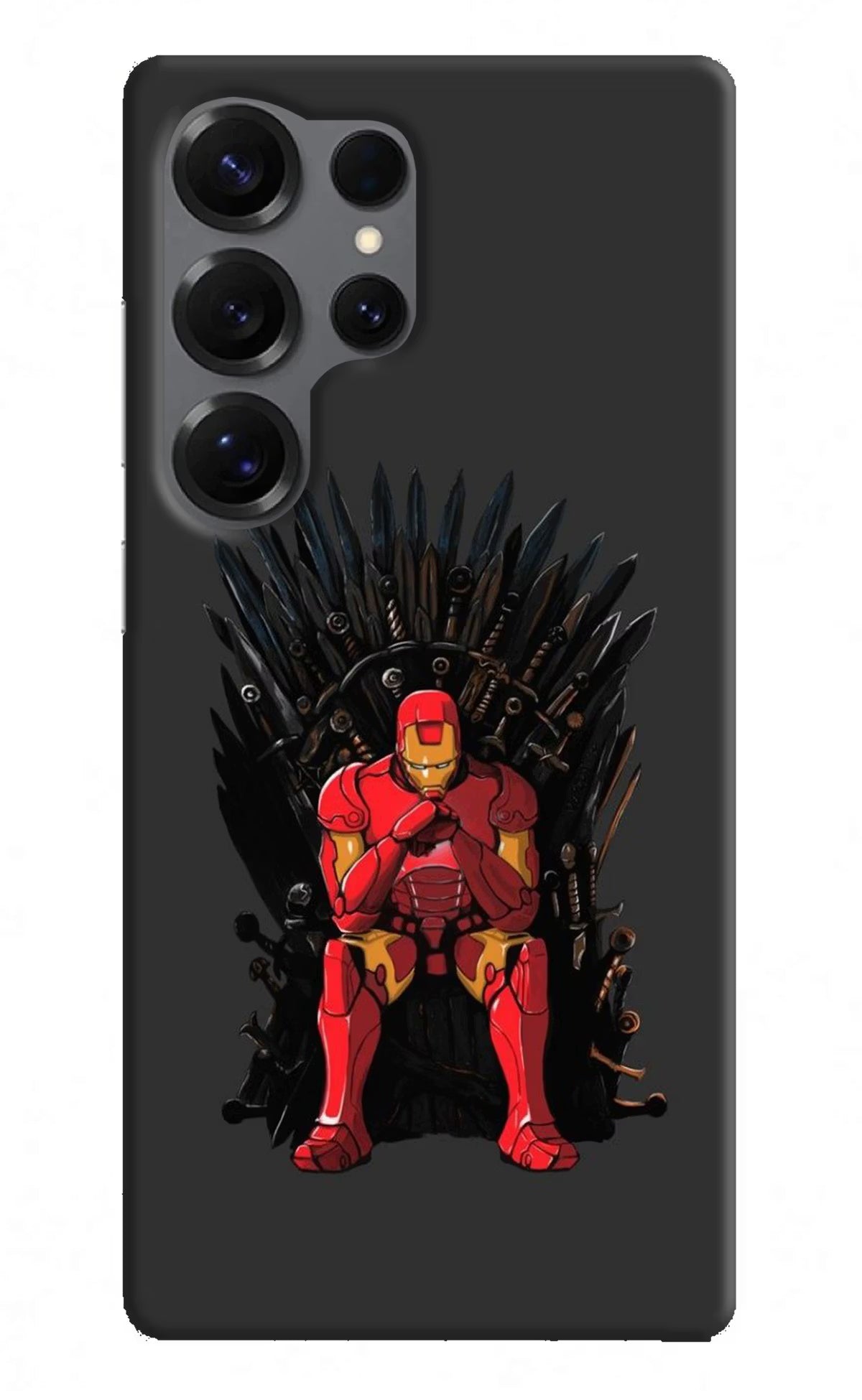 Ironman Throne Samsung S25 Ultra Hard Case Back Cover by Casekaro
