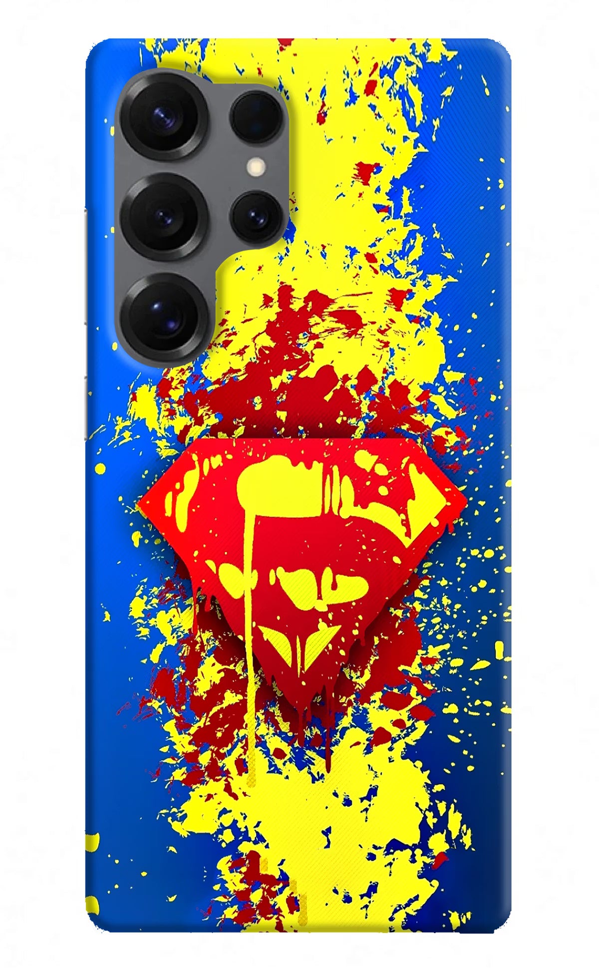 Superman logo Samsung S25 Ultra Hard Case Back Cover by Casekaro